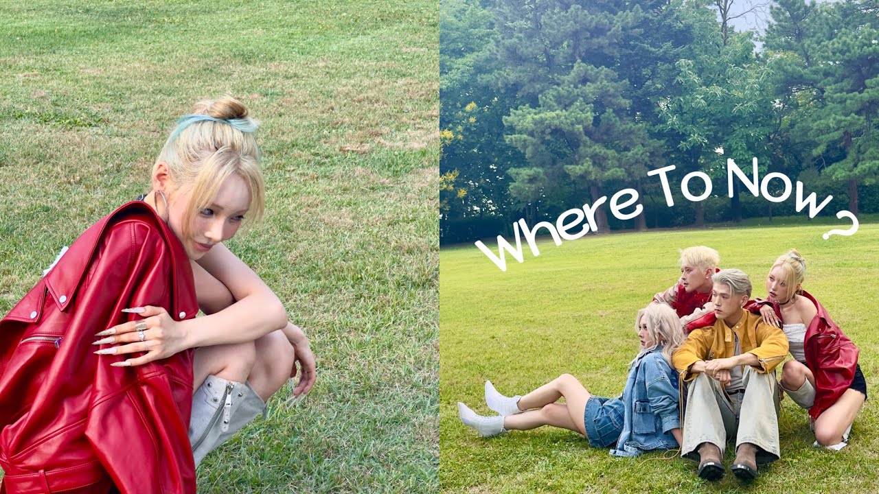 Where To Now? Photoshoot behind💛