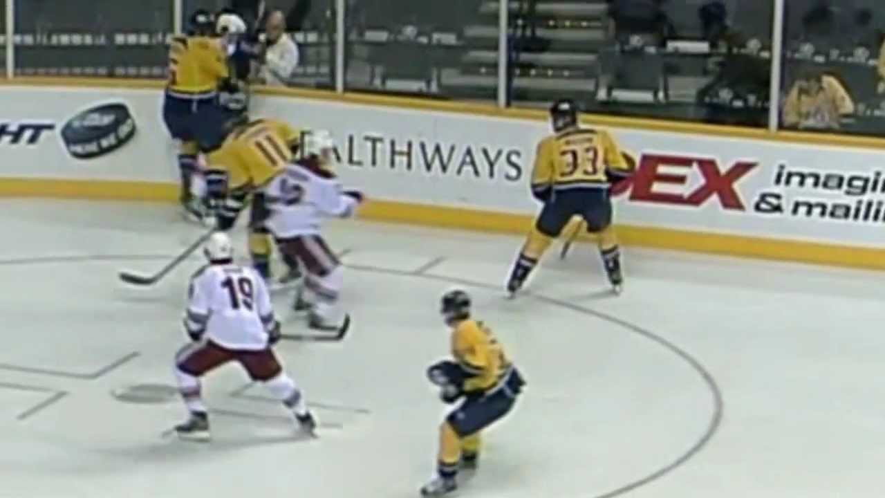 Shea Weber hits David Schlemko