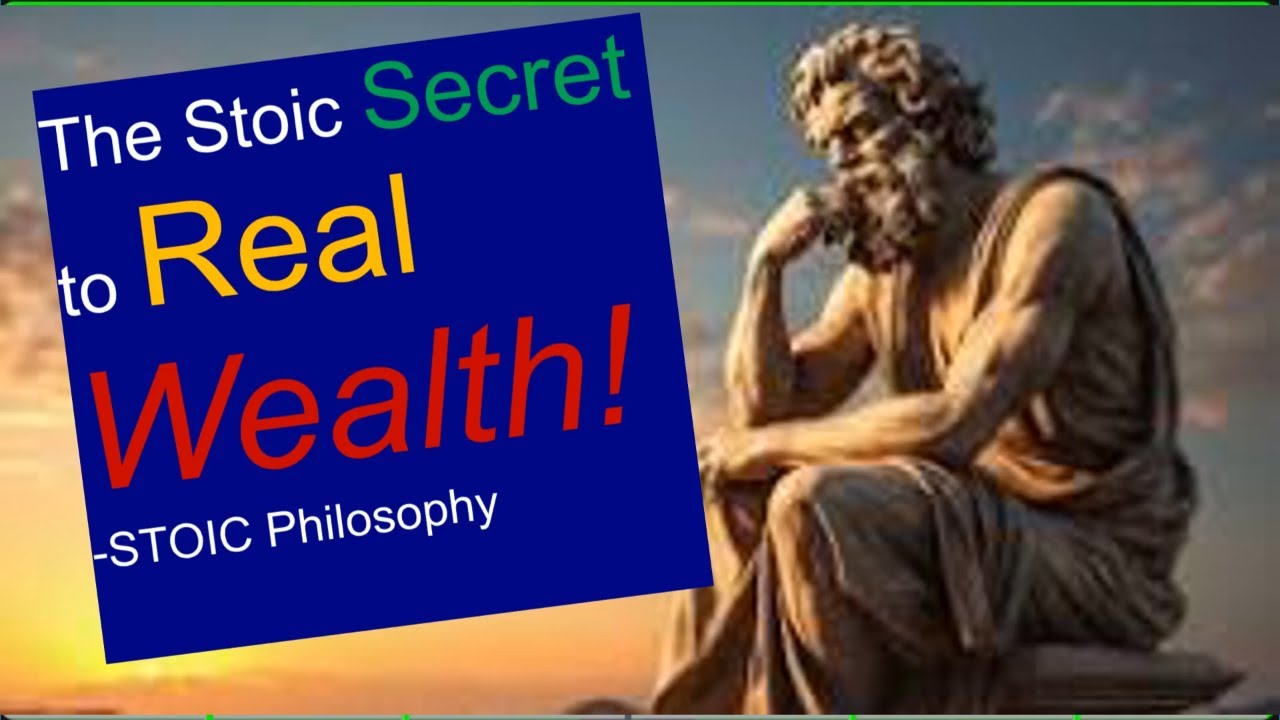 The Stoic Secret to Real Wealth - STOIC Philosophy