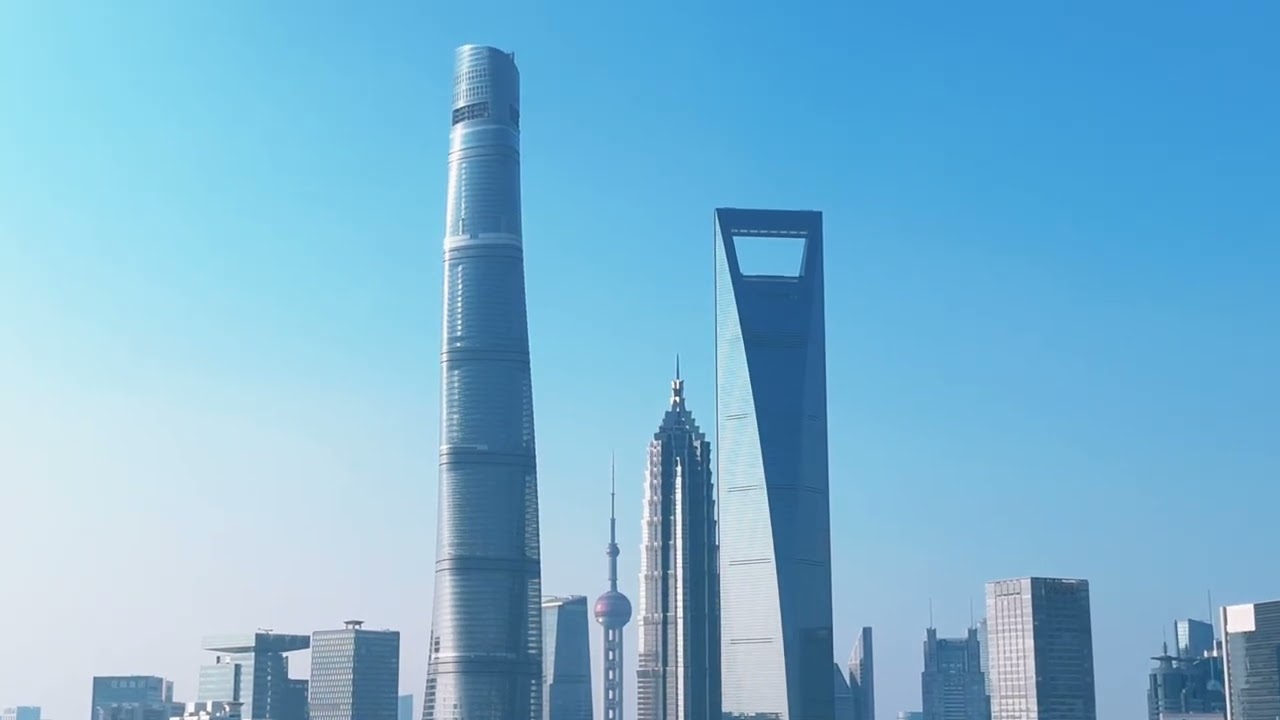 I Finally Found Shanghai’s Four Towers — Aerial Cinematic View 🚁