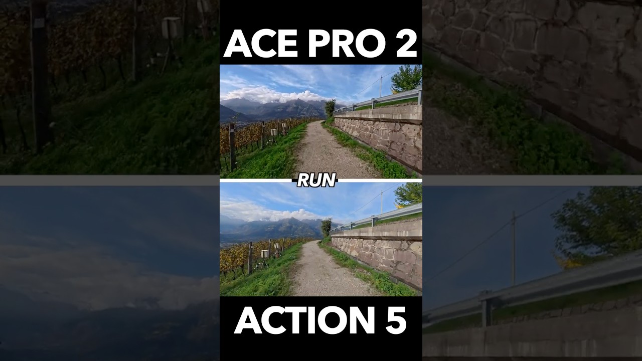 Insta360 Ace Pro 2 vs DJI Action 5 Pro Test #insta360acepro2 #djiaction5