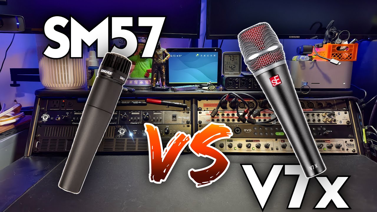 SM57 — лучший микрофон? SM57 против V7x