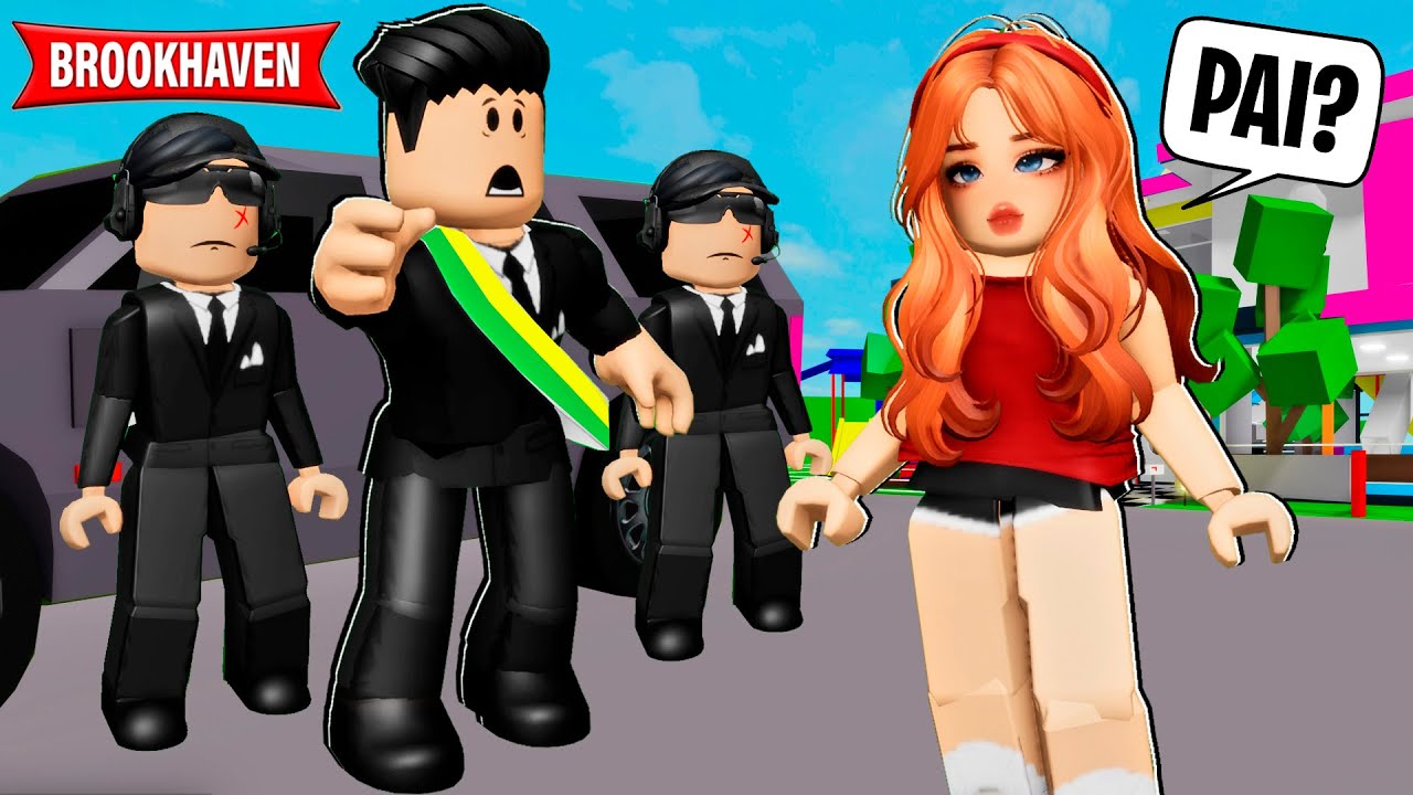 A MENINA ORFÃ DESCOBRIU que ERA FILHA do PREFEITO! Historinha Brookhaven ROBLOX