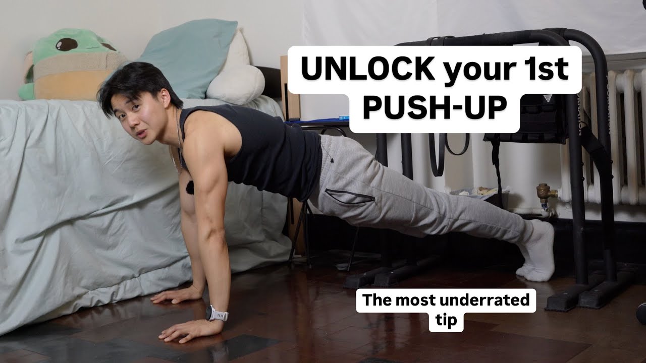 UNLOCK Your 1st Push-Up w/ 1 Trick! (Learn in 5 minutes)