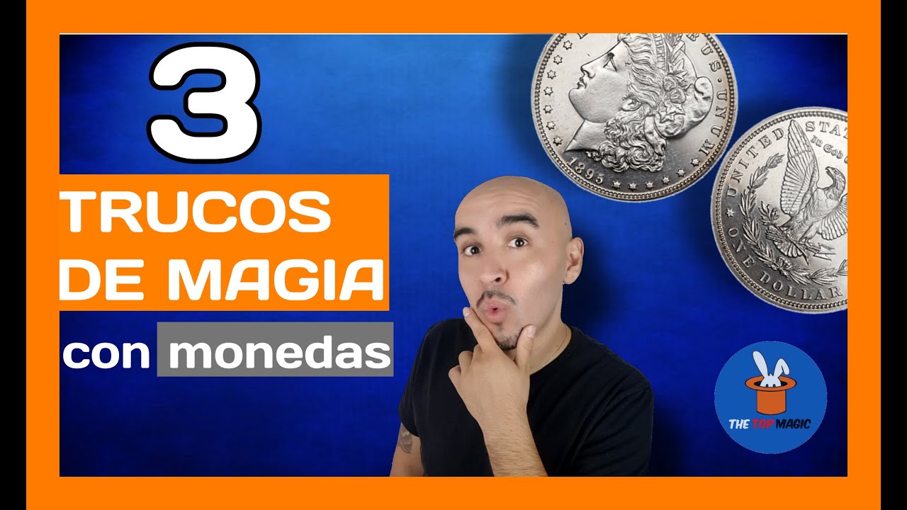 3 TRUCOS de MAGIA con MONEDAS - Sorprendentes para Aprender