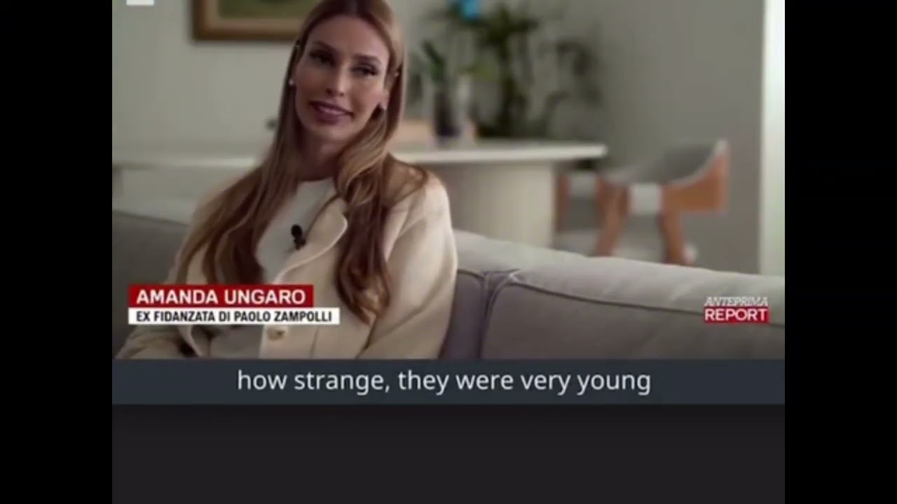 Rai interview with Amanda Ungaro English translation. Reaction at end