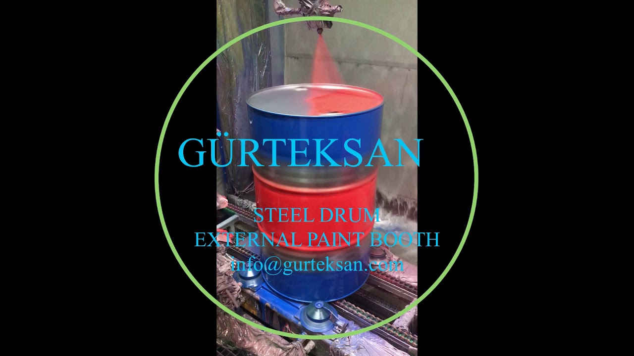 External Paint Booth for Steel Drum (Metal Varil Boya Kabini)