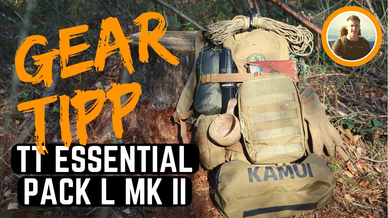 GÜNSTIGER RUCKSACK für EDC, Wandern und Bushcraft: Tasmanian Tiger Essential Pack L MKII - Gear Tipp