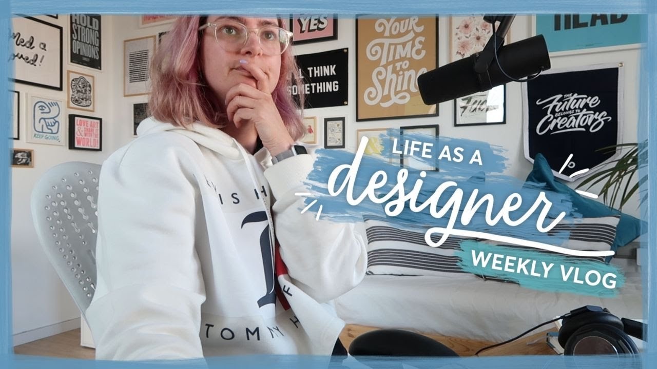 A busy, high energy week in remote working | Life as a designer vlog