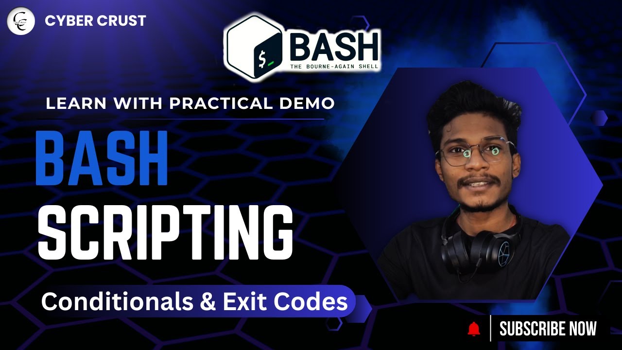 Bash Scripting for Hackers – Day 3 | Conditionals & Exit Codes Explained  #cybersecurity
