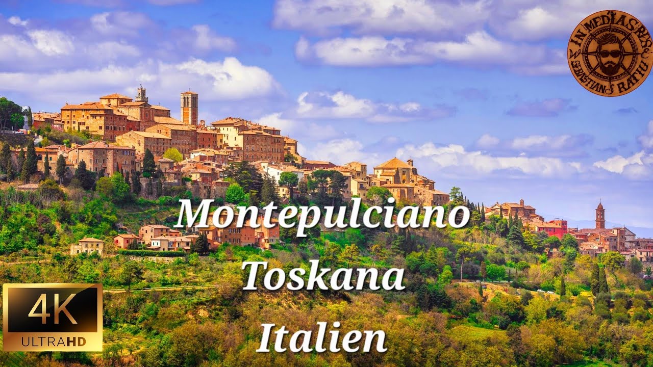Montepulciano, Toskana, Italien 4K