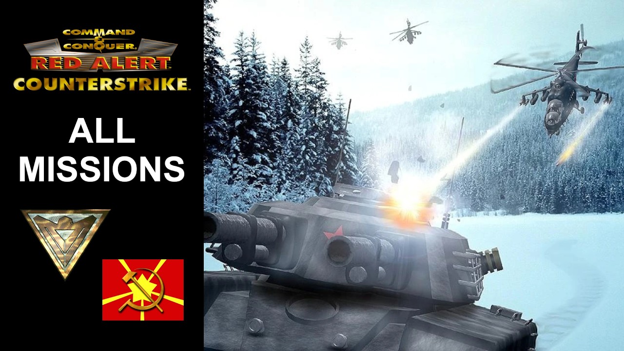 C&C Red Alert: Counterstrike - All Missions (Hard Difficulty)