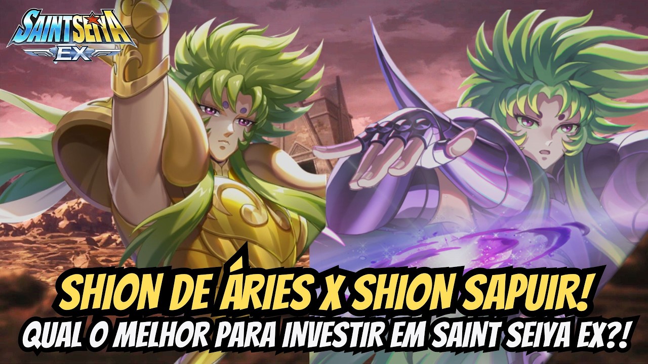 ⭐GUIA DEFINITIVO! Quem é Melhor? Shion de Áries ou Shion Sapuri (Saint Seiya EX)?⭐