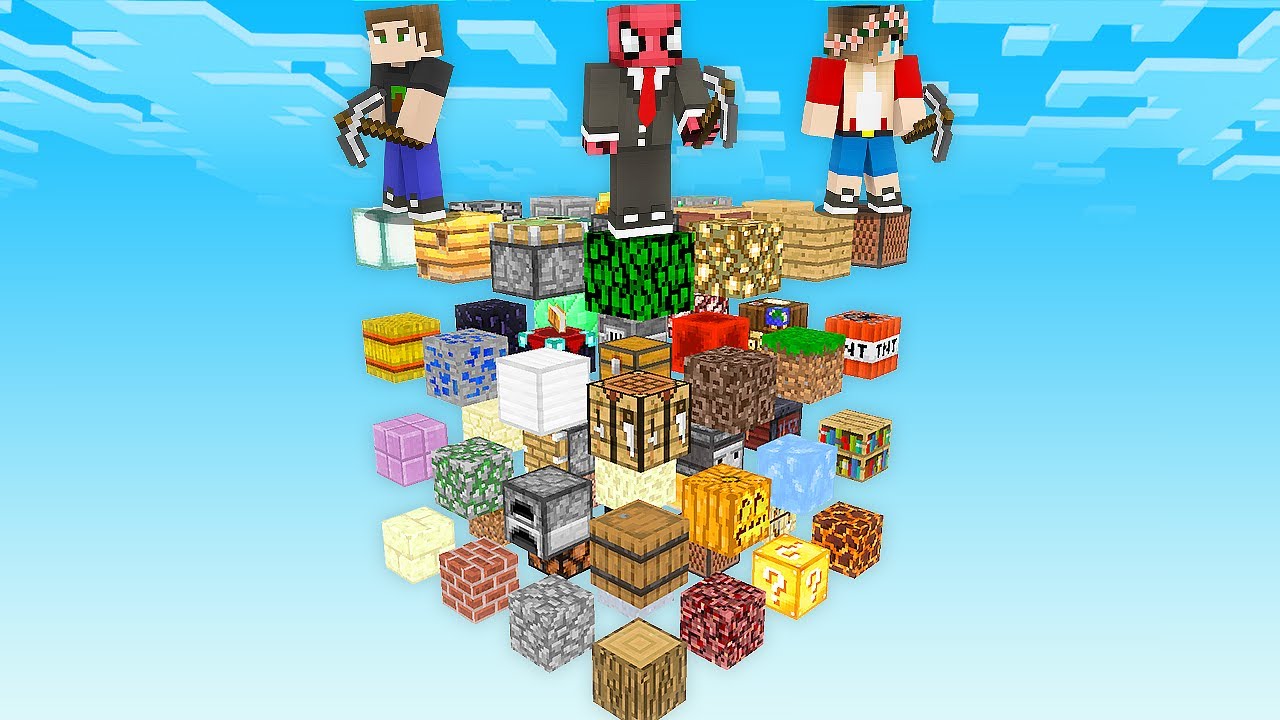 MİLYONLARCA TEK BLOK - Minecraft