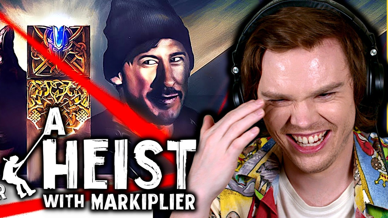 WHY DO I ALWAYS PICK THE SCARY PATHS?! - A Heist With Markiplier Reaction