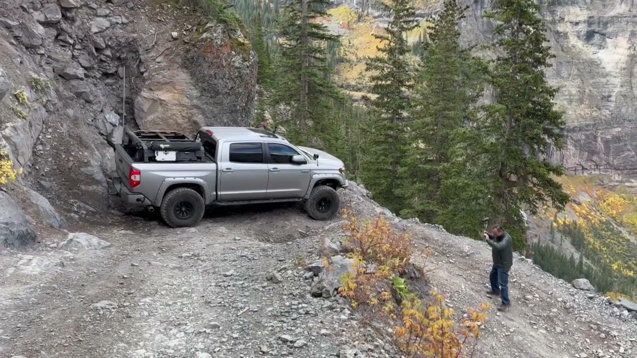 BLACK BEAR PASS SWITCHBACKS IN MY TUNDRA, San Juan Mountains, CO, 10/2022