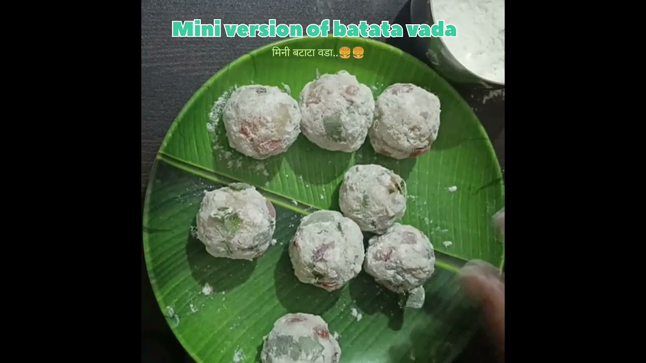 मिनी बटाटा वडा.... दिसायला पण भारी व खायला पण भारी.. बेसन आणि बटाटा घालून टेस्टी नाश्ता #trynew 😋🤤