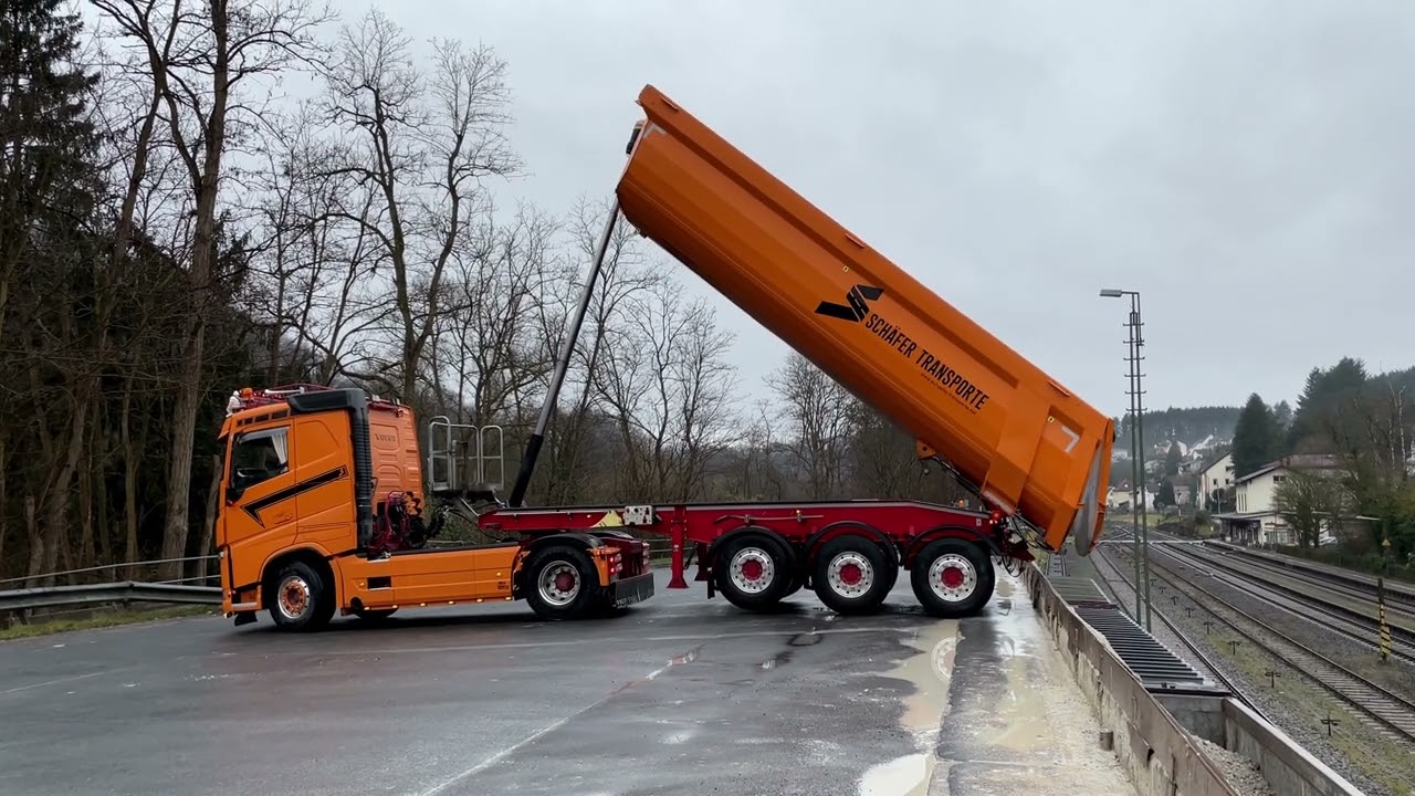 Schäfer Transporte GmbH (Kipper-Fahrer) LKWDoku /RodewaldTV