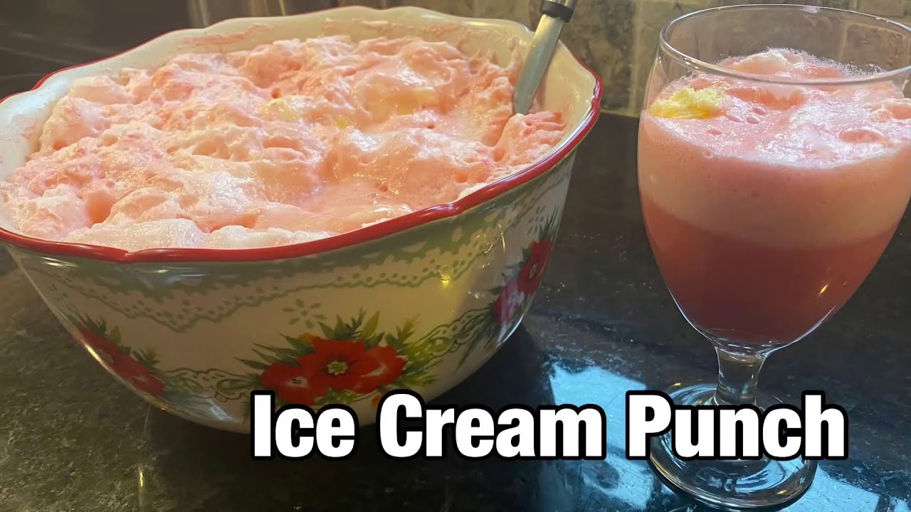 How to Make Ice Cream Punch/Easy Punch Recipe/Twisted Mikes