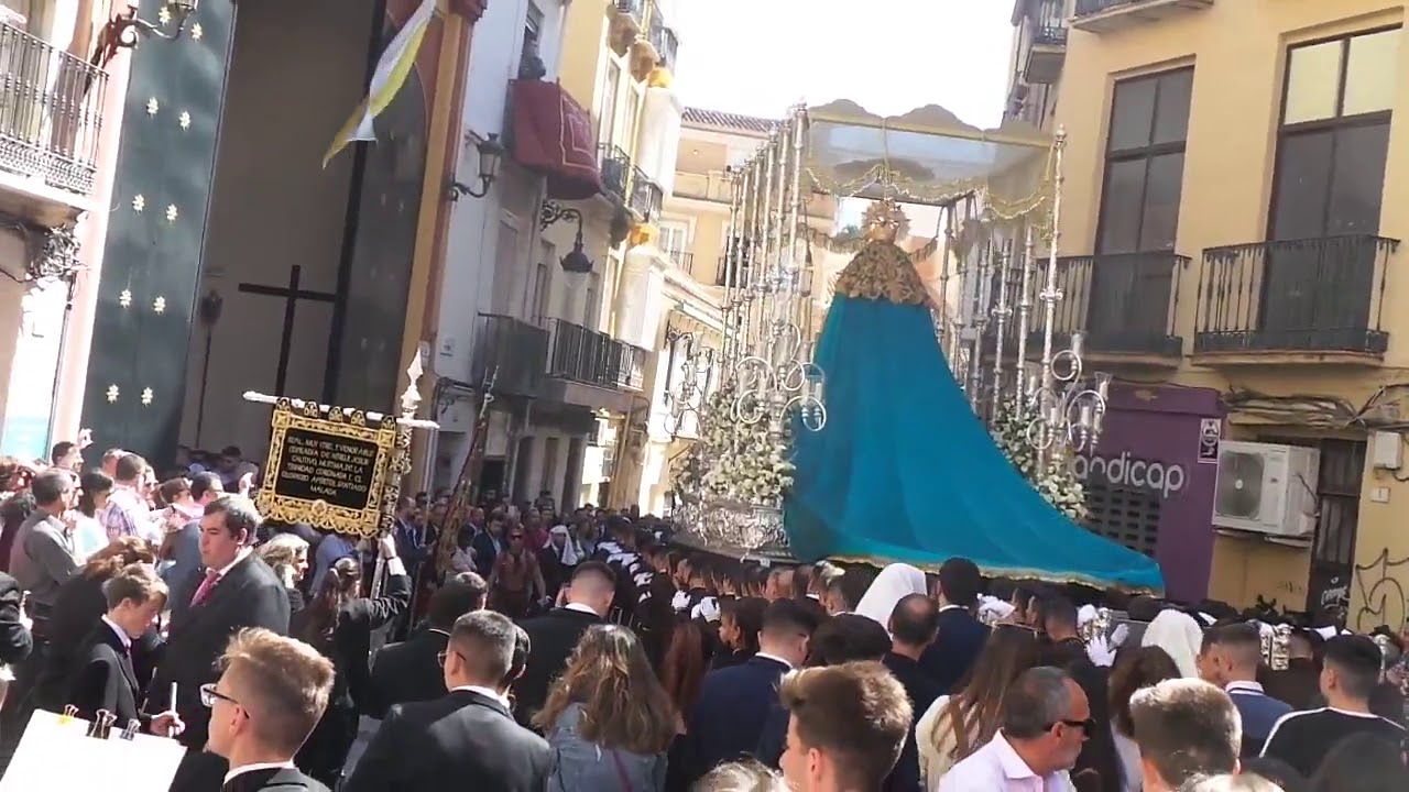 DULCE NOMBRE MÁLAGA 2019, SALUDO HERMANDAD DE LA SANGRE