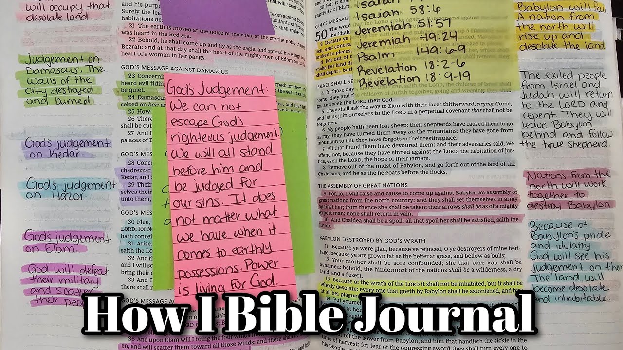 How I Take Bible Journaling Notes (Simple, Honest, and With a Desire to Get Closer to God) ✝️