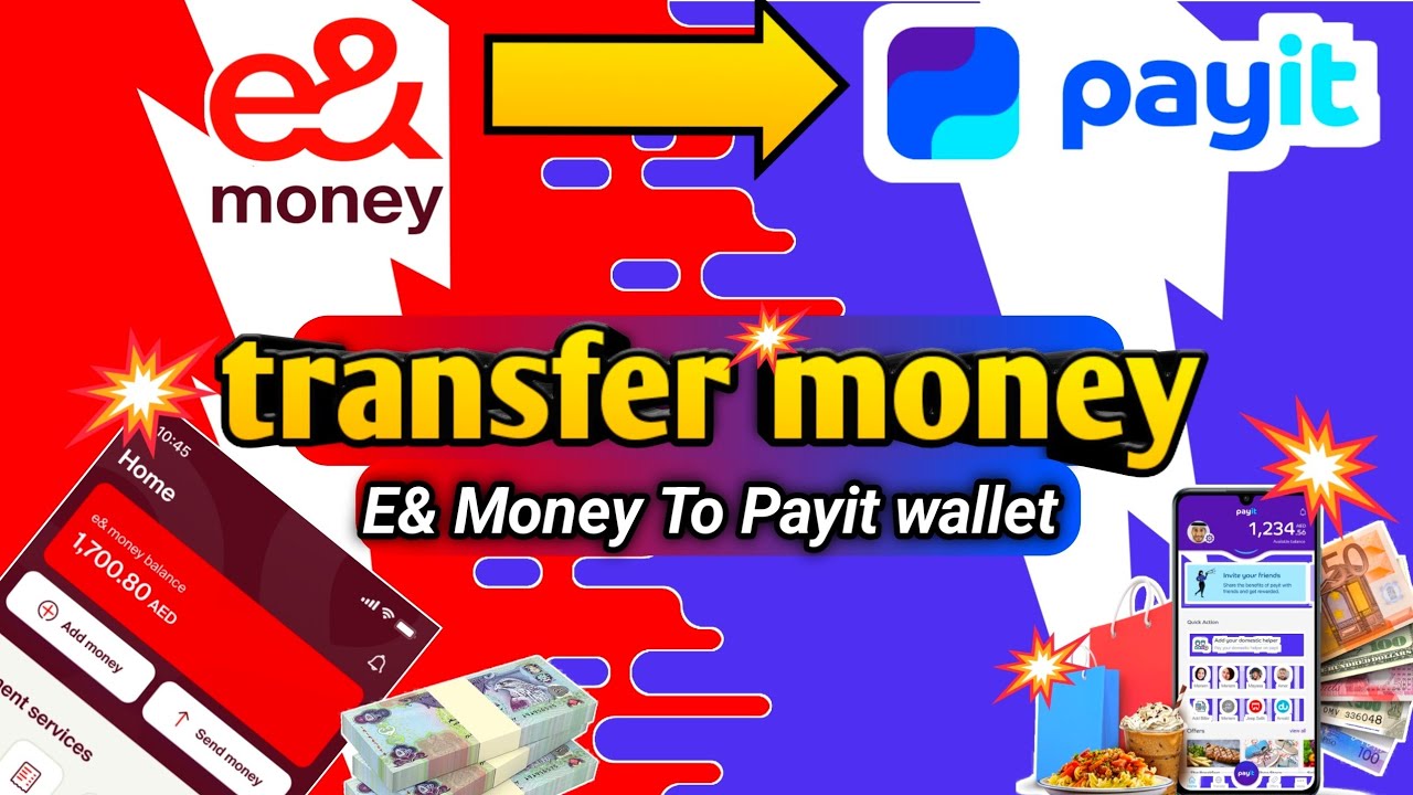 How to Add Money to Payit Wallet via e& money | Transfer e& money to Payit in UAE