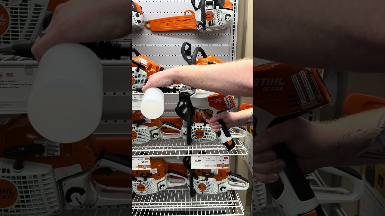 The New STIHL RCA 20, a handheld battery pressure washer! #stihl #tools #diy #batterytool #stihlusa