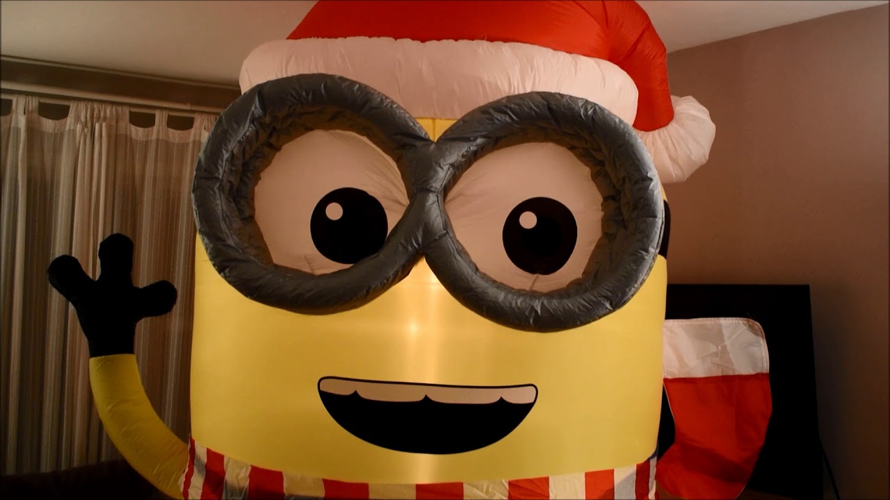 Minion Dave Huge Airblown Inflatable Christmas unboxing