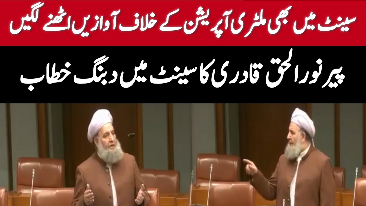 PTI Senator Noor-ul-Haq Qadri Strong Speech at Senate of Pakistan
