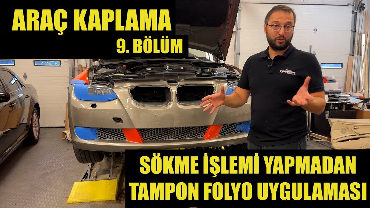 Araç Kaplama 9. Bölüm | Sökme İşlemi Yapmadan Folyo Uygulaması