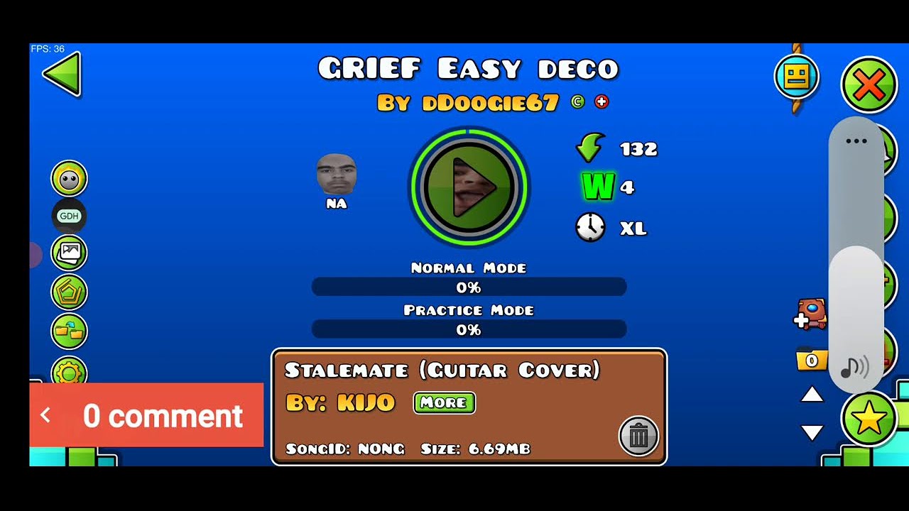 Playing grief levels LEVEL REQUESTS ON