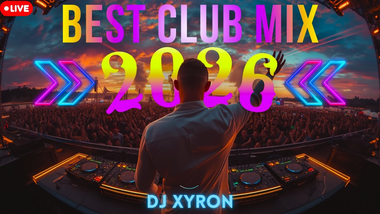 Der beste Party Dance Remix 2026 🔥 DJ Musik, Disco Mix, Club Mix & Tanzhits 🌍 EDM Megamix 2026