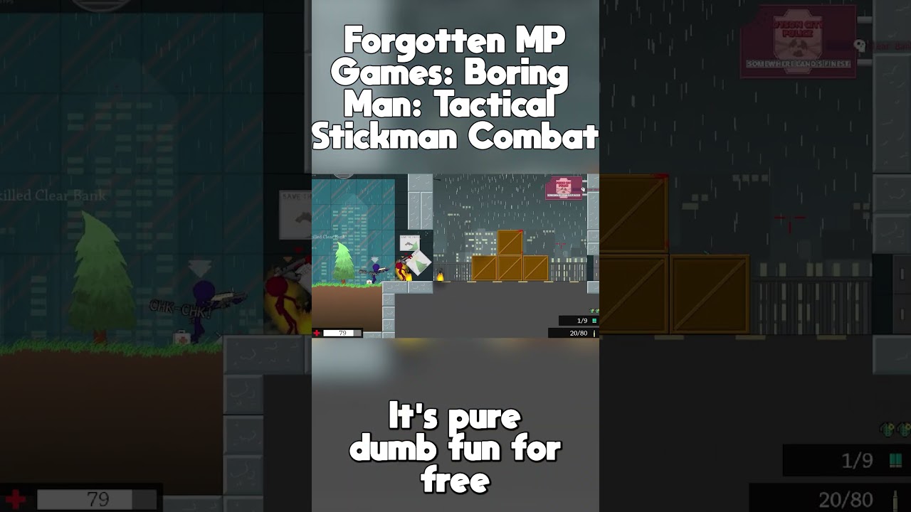 Забытые многопользовательские игры: Boring Man: Online Tactical Stickman Combat