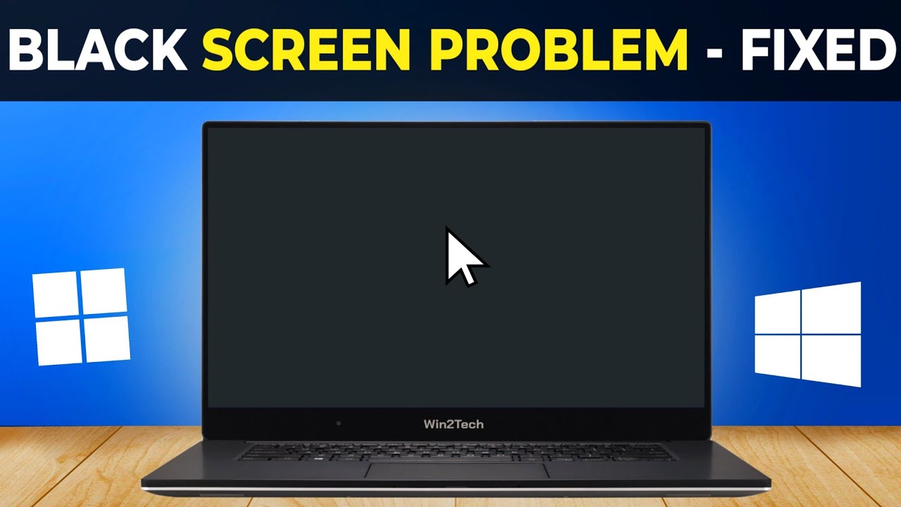 How to Fix Black Screen with Cursor in Windows 11/10 (After Update, Startup, Login) 2026!