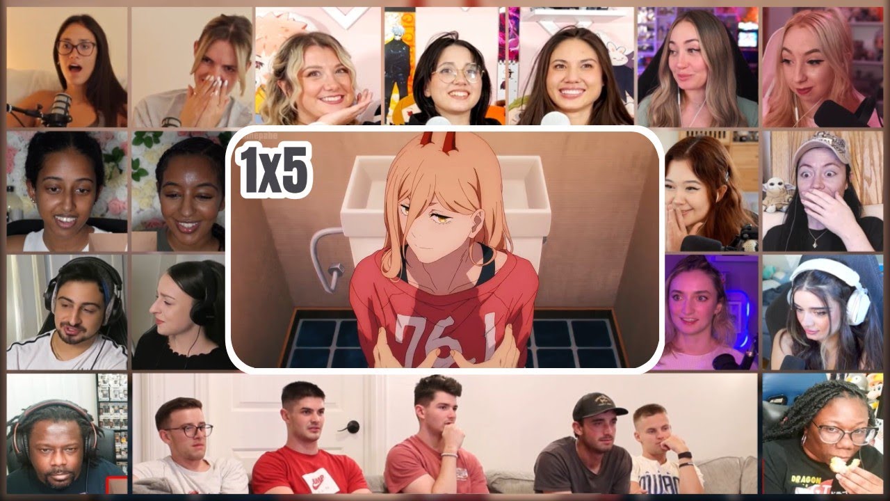 Chainsaw man episode 5 Mega Reaction Mashup | チェンソーマン