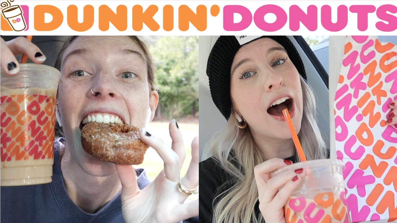 DUNKIN FALL MENU REVIEW (byeee starbuccksss)