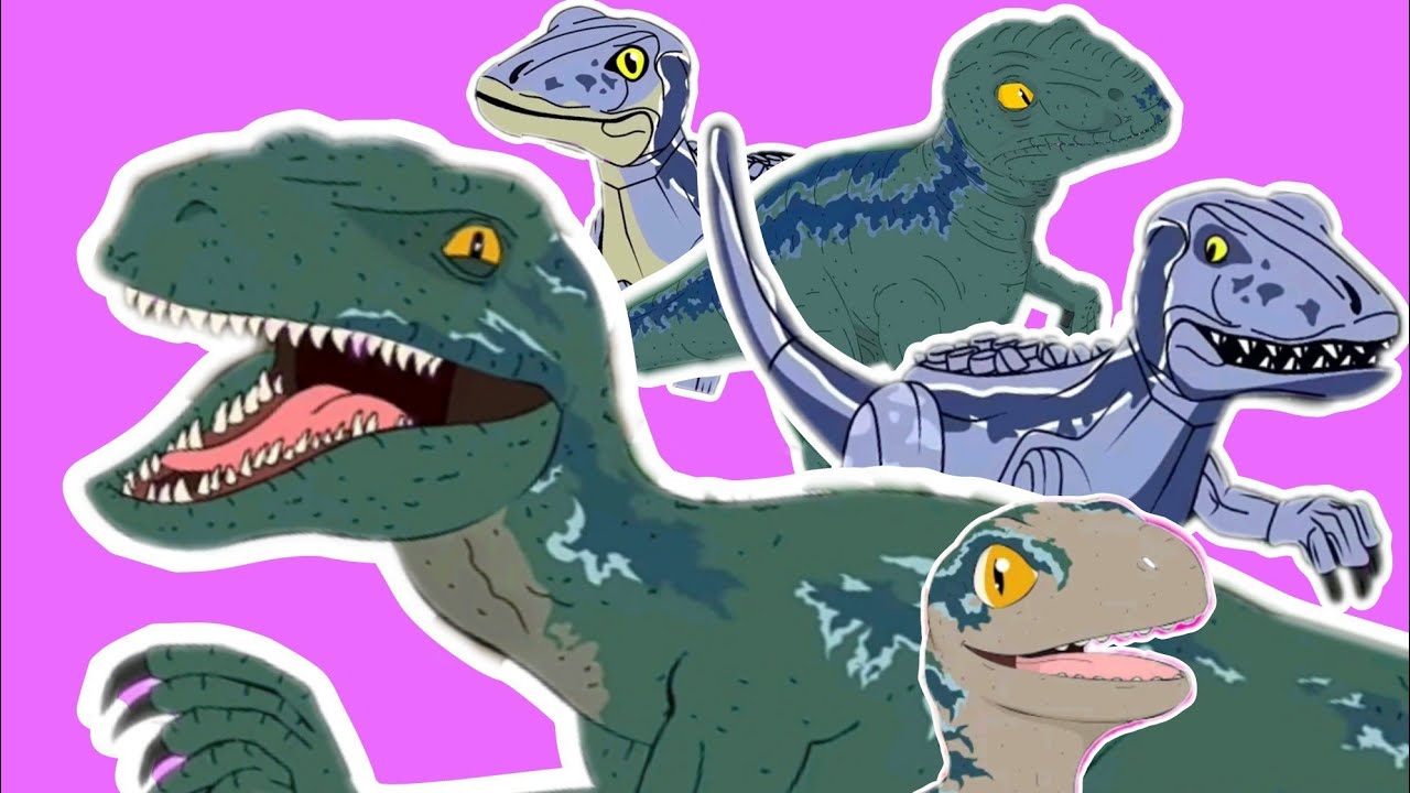 Velociraptor (Blue y Beta) | Jurassic World The Musical Lhugueny Screen-time |
