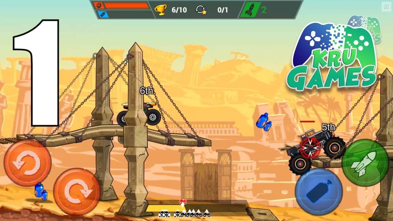 Mad Truck Challenge - Shooting Fun Race Gameplay Walkthrough #1 (Android, IOS)