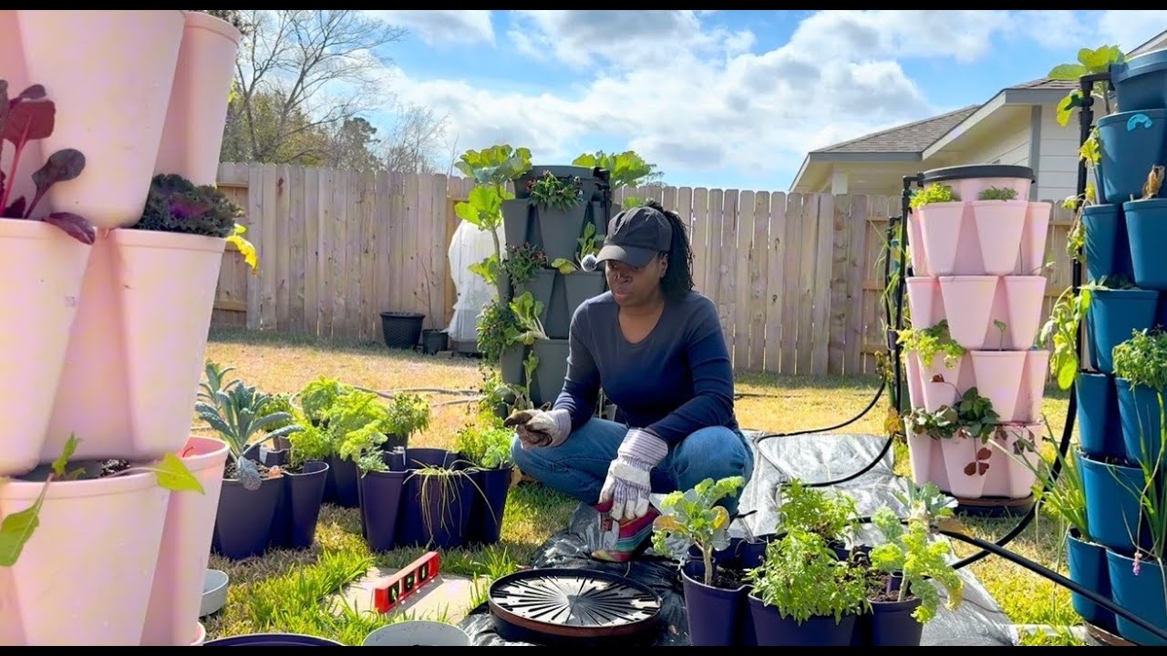 “Fixing a Leaning GreenStalk Planter/Disassemble & Leveling Fix”