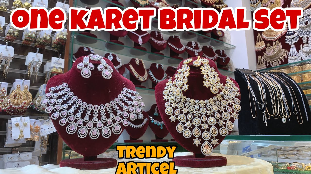 ONE KARET BRIDAL SETS || AMERICAN DIAMOND || BANI THANI