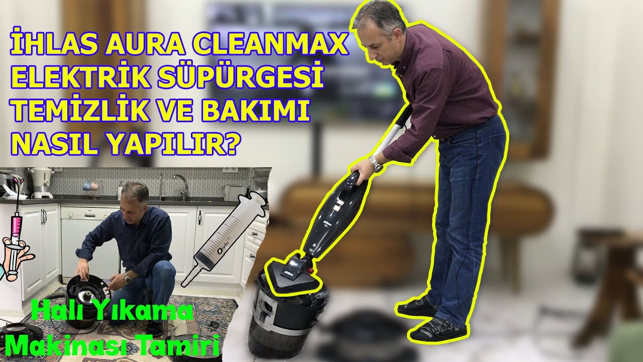 aura cleanmax temizliği bakımı ve su püskürtme problemi nasıl yapılır