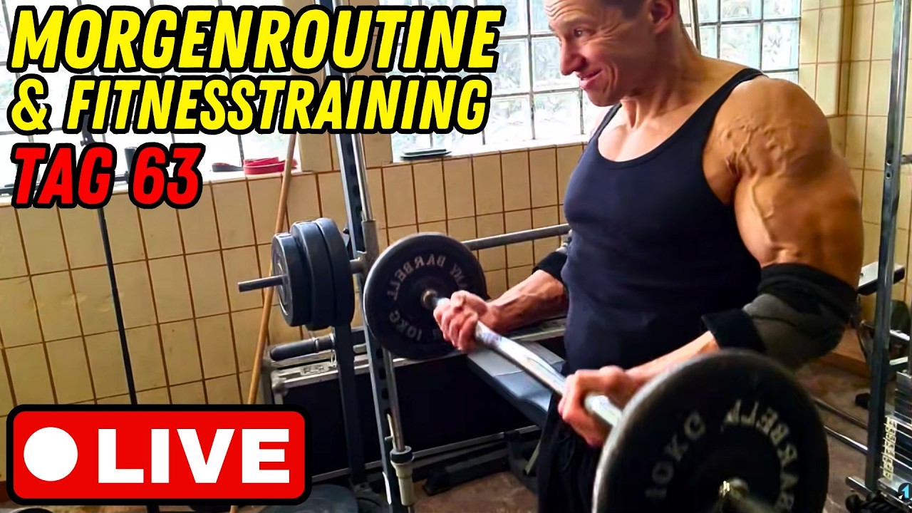 [Live] Morgenroutine & Fitness-training. #highperformance #morgenroutine #monkmode
