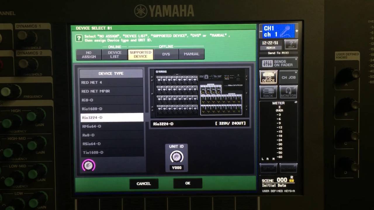 How to Mount and Patch a Rio3224-D on CL5 Yamaha