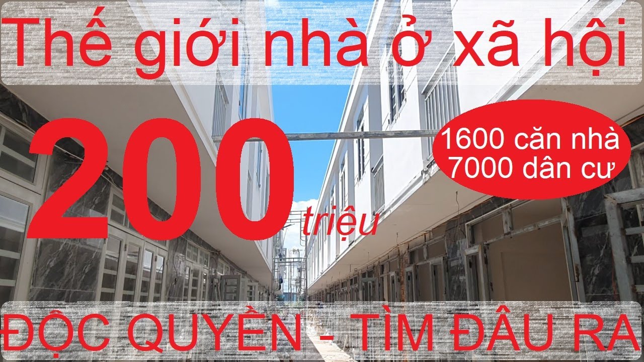 Nhà Hóc Môn 200 triệu Khu nhà 1600 căn 7000 cư dân I Bán nhà Hóc Môn & Bình Chánh Chính chủ giá rẻ
