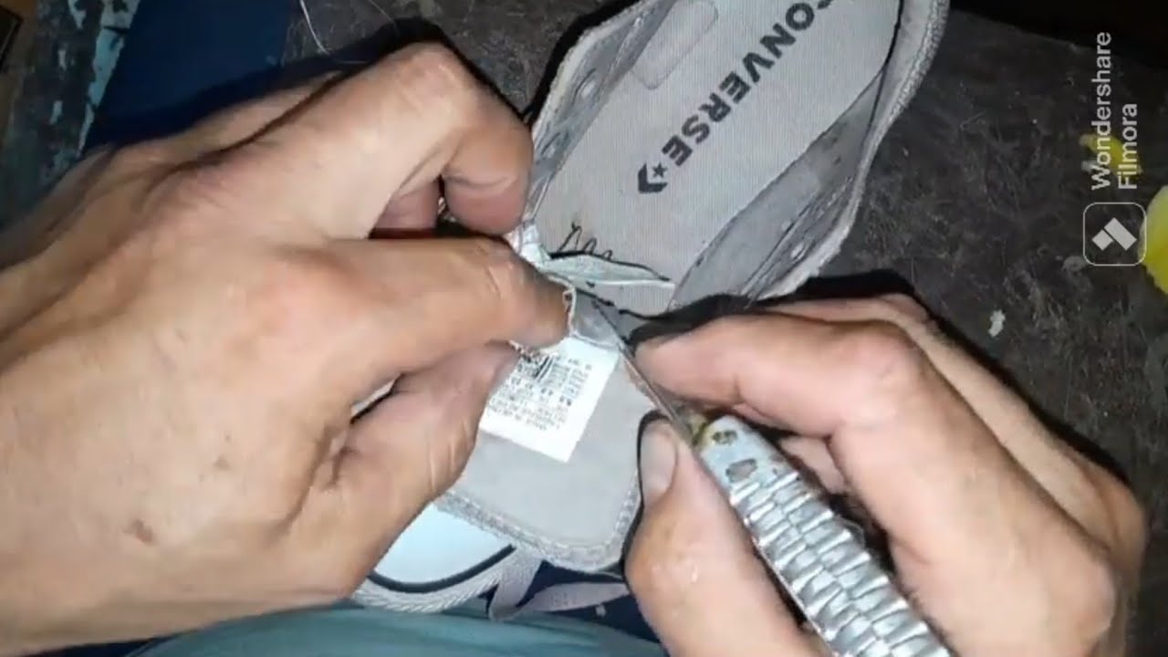 como sacar el acolchado de la lengua de la zapatillas y que no se note.