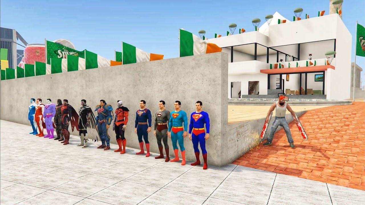 😱 Franklin vs ALL SUPERMAN: Hide And Kill Challenge! | Indian Bike Driving 3D