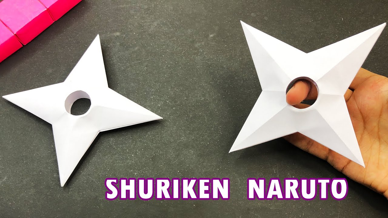Make a Realistic NARUTO PAPER SHURIKEN at Home - Step By Step Easy Process