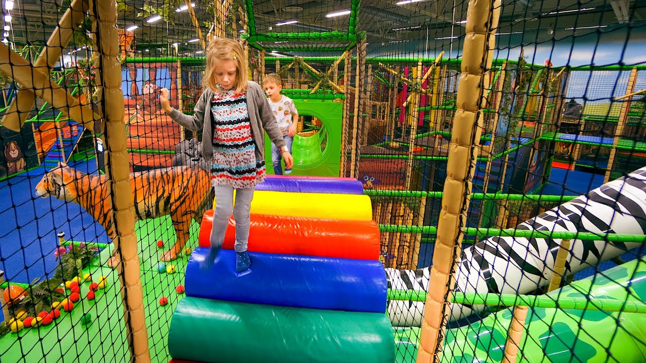 Fun Indoor Play Center for Kids at Leo's Lekland (all clips combined) #1-#4