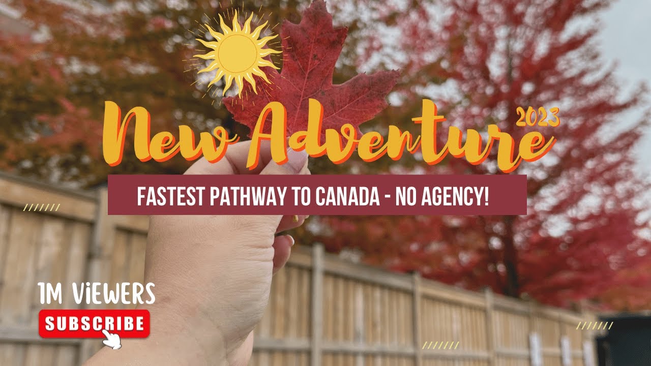 Fastest way to come to CANADA!