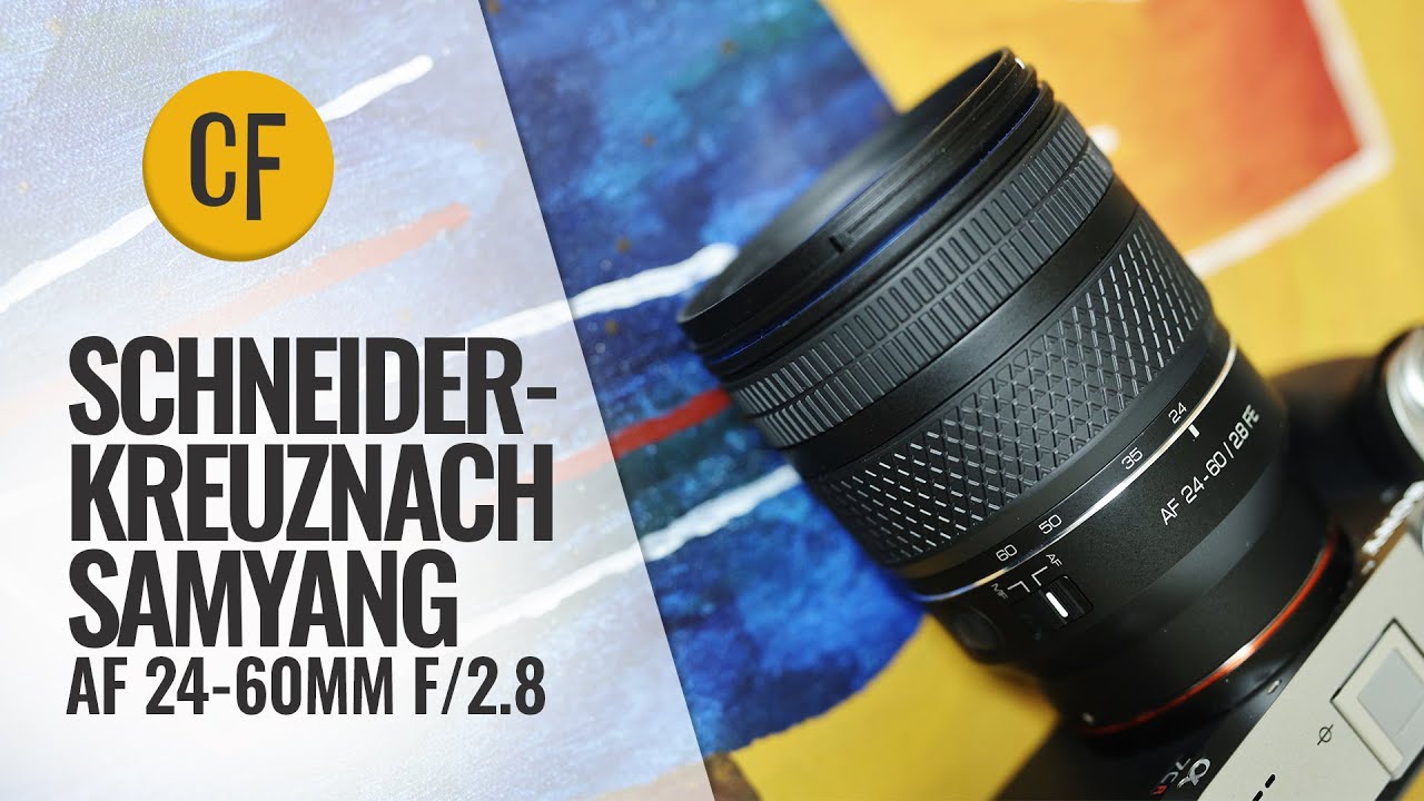 Обзор объектива Schneider-Kreuznach Samyang AF 24-60mm f/2.8